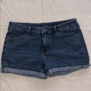 Denim shorts